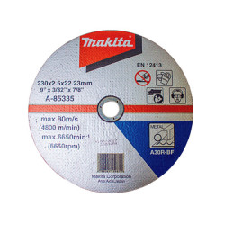 Відрізний диск по металу Makita 30R 230х22.23х2.5 мм, A-85335