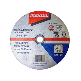Makita A-85335 | Відрізний диск по металу Makita 30R 230х22.23х2.5 мм, A-85335