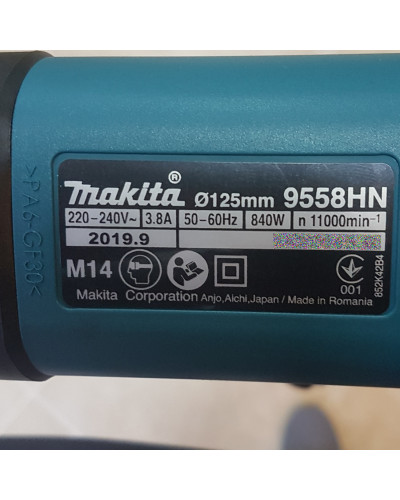 Кутова шліфмашина (болгарка) Makita 9558HNG  - фото 5