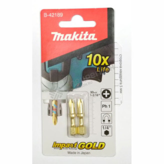 Торсионная бита PH1 Impact Gold, 30 мм Makita