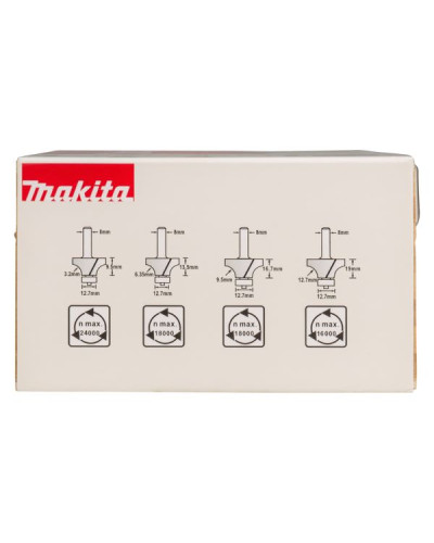 Набір фрез Makita 4 шт  - фото 5