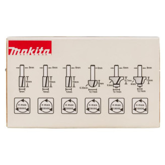 Набір фрез Makita 6 шт