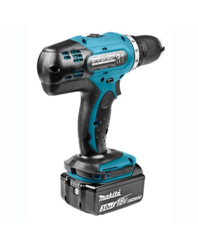 Аккумуляторная дрель-шуруповерт MAKITA LXT DDF453RFE  - фото 3