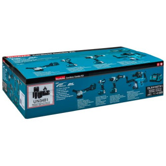 Набір інструментів Makita LXT DLX4155TX1 (DDF486Z, DTD153Z, DGA504Z, DHR243Z, DX07)