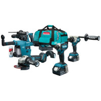 Набор инструментов Makita LXT DLX4155TX1 (DDF486Z, DTD153Z, DGA504Z, DHR243Z, DX07)