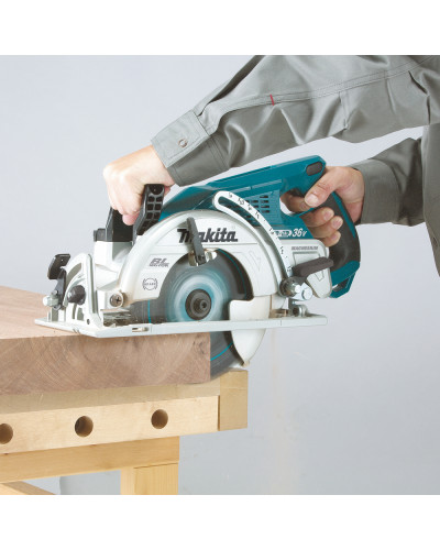 Аккумуляторная ручная дисковая пила Makita LXT DRS780Z (каркас)  - фото 17