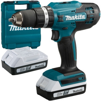 Акумуляторний дриль-шурупокрут з ударом Makita  HP488DWAE