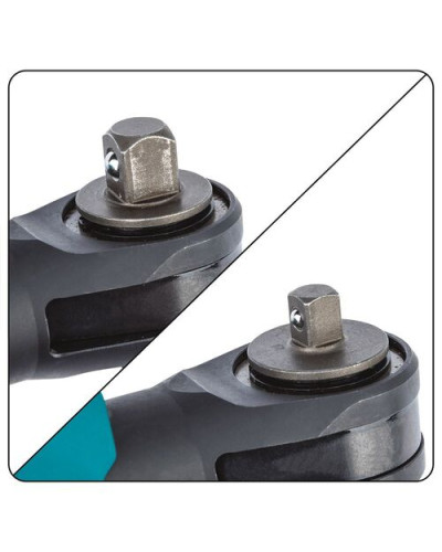 Аккумуляторный угловой гайковерт Makita CXT WR100DZ (каркас)  - фото 3