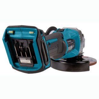 Аккумуляторная угловая шлифмашина Makita XGT GA008GM201