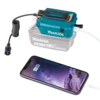 Адаптер Makita LXT аккумуляторных курток с подогревом+ USB-преобразователь для мобильных устройств , YL00000004