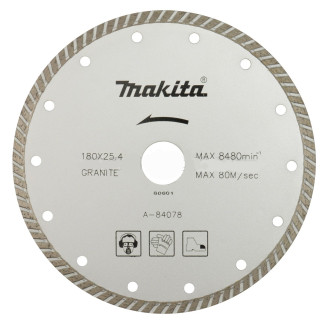 Makita A-84078 | Алмазний диск Makita 180х22.23х2.3 мм, A-84078