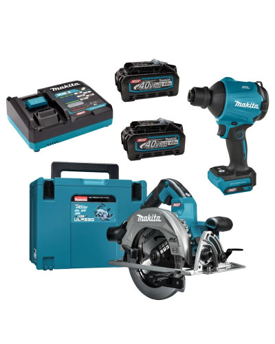Makita SET-AS001GZ-0224 | Набір Makita XGT повітродувка AS001GZ + дискова пила HS003GM201