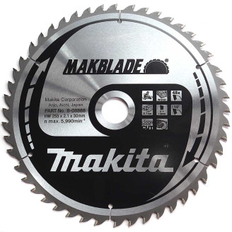 Makita B-08888 | Пильный диск Makita MAKBlade по дереву 255x30мм x 48 зуб, B-08888