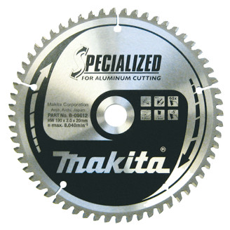 Makita B-09656 | Пиляльний диск Makita SPECIALIZED для алюмінію 260х30 мм, 80 зубів, B-09656
