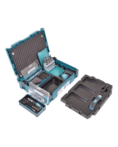 Makita B-49884 | Набір біт, свердл та головок Makita 116 шт, B-49884