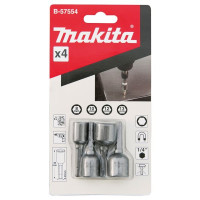 Makita B-57554 | Набор магнитных насадок Makita 4 шт (8,10,12,13)х48 B-57554