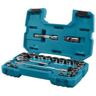 Makita B-65589 | Набір головок з тріскачкою Makita 1/2", 23 шт, B-65589