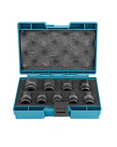 Makita B-66232 | Набір ударних головок Makita 1/2'', 35 мм, 9 шт, B-66232