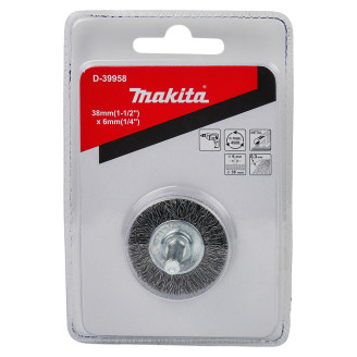 Дротяна кругла щітка Makita  38мм, D-39958