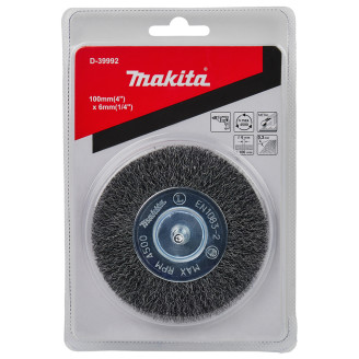 Дротяна кругла щітка Makita 100 мм, D-39992