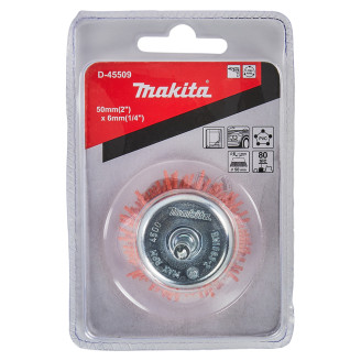 Нейлонова чашкова щітка Makita для грубої очистки 50х6мм, D-45509