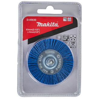 Нейлонова конічна щітка для кінцевої обробки Makita  63х6мм, D-45630