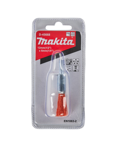 Чашечная нейлоновая щетка Makita для грубой очистки 12х6мм, D-45668  - фото 3