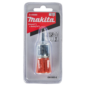 Нейлоновая узкая щетка Makita для грубой очистки 24х6мм, D-45680