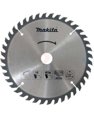 Makita D-52576 | Пильный диск Makita ТСТ по дереву 165x20 мм x 40 зубьев