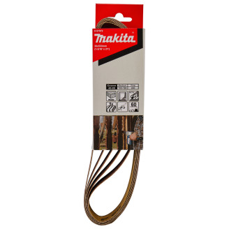 Makita D-67072 | Набір шліфувальних стрічок 30х533 мм К60 (5 шт.) Makita D-67072
