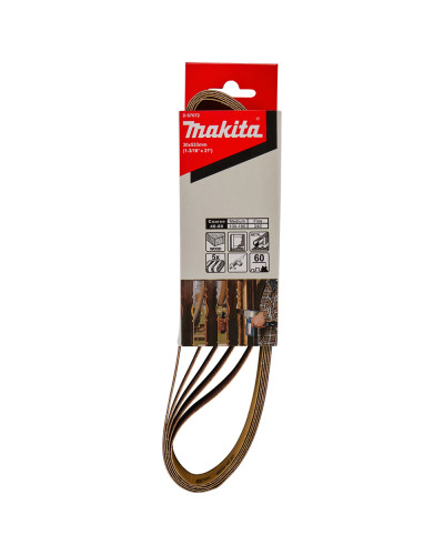 Makita D-67072 | Набор шлифовальных лент 30х533 мм К60 (5 шт.) Makita D-67072