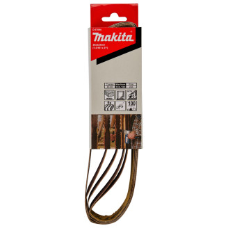 Makita D-67094 | Набір шліфувальних стрічок 30х533 мм К100 (5 шт.) Makita D-67094