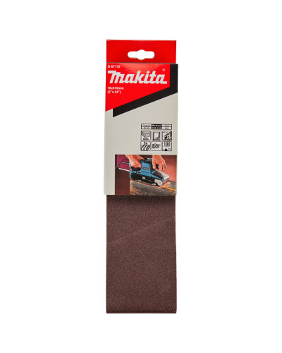 Makita D-67175 | Набор шлифовальных лент 76х610 мм А100 (3 шт.) Makita D-67175