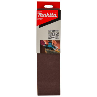 Makita D-67206 | Набір шліфувальних стрічок 76х610 мм А180 (3 шт.) Makita D-67206