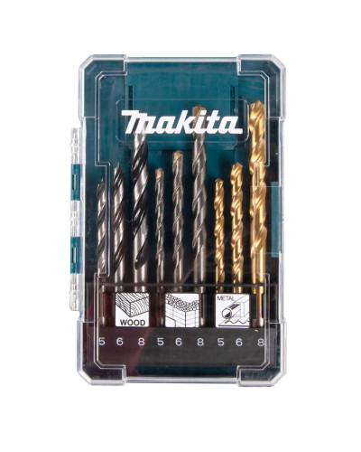 Makita D-71962 | Комбінований набір свердел Makita 9 шт, D-71962