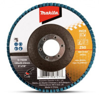 Makita D-74239 | Лепестковый диск по нержавейке Makita K60 125х22.23 мм, D-74239