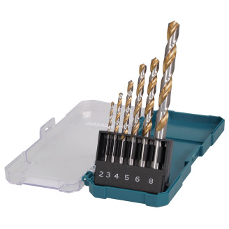 Makita D-77241 | Набор сверл по металлу Makita HSS-G, 6шт, D-77241
