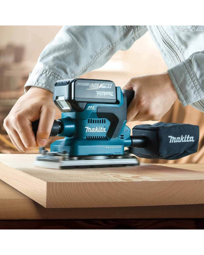 Аккумуляторная вибрационная шлифмашина Makita LXT DBO381ZU (каркас)  - фото 2