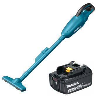 Makita SET-DCL180Z+BL1830 | Акумуляторний пилосос Makita LXT DCL180Z + акумулятор BL1830B
