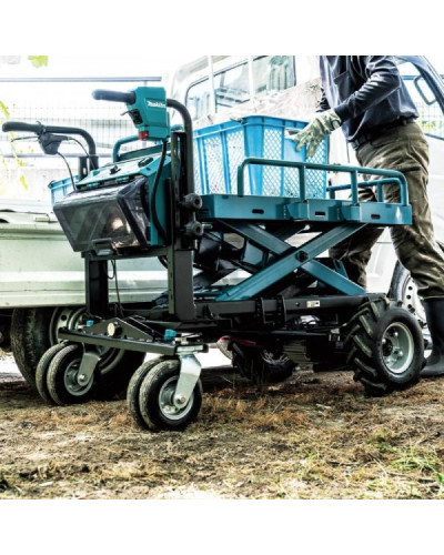 Аккумуляторная садовая тачка Makita LXT 18В+18В DCU601Z (каркас)  - фото 2