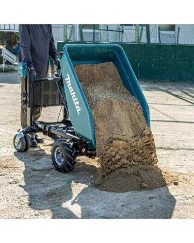 Аккумуляторная садовая тачка Makita LXT, 18В+18В DCU602Z  - фото 4