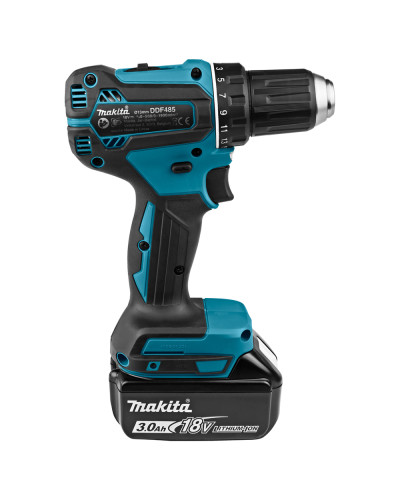 Аккумуляторная дрель-шуруповерт Makita LXT DDF485SFJ  - фото 4