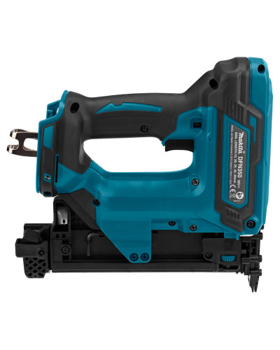 Аккумуляторный гвоздозабивной пистолет Makita LXT DFN350Z (каркас)  - фото 6