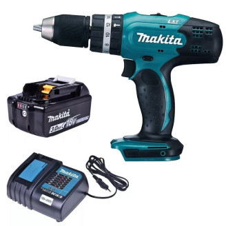 Makita DHP453RFX8 | Акумуляторний дриль-шурупокрут з ударом Makita LXT DHP453RFX8