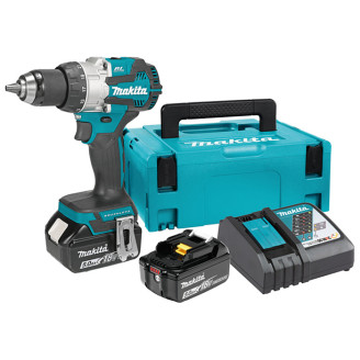 Makita DHP489RTJ | Акумуляторний дриль-шурупокрут з ударом Makita DHP489RTJ