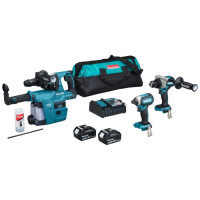 Набор инструментов Makita LXT DLX3154TX1 (DDF486, DTD153, DHR243, DC18RC, BL1850Bx2)