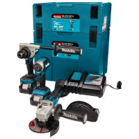 Набор инструментов Makita  LXT DLX3155TJ (DDF486,DTD153,DGA504,BL1850Bx2,DC18RC,Makpac)