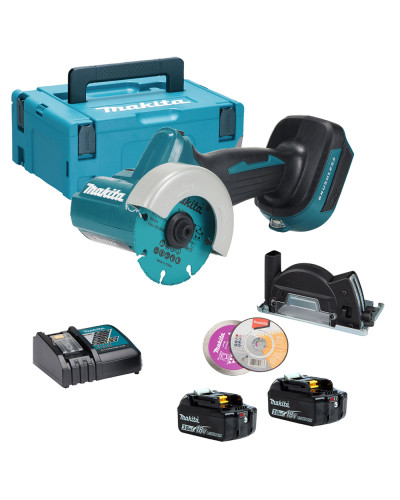 Makita DMC300RFJ | Аккумуляторная угловая шлифмашина (резак) Makita LXT DMC300RFJ