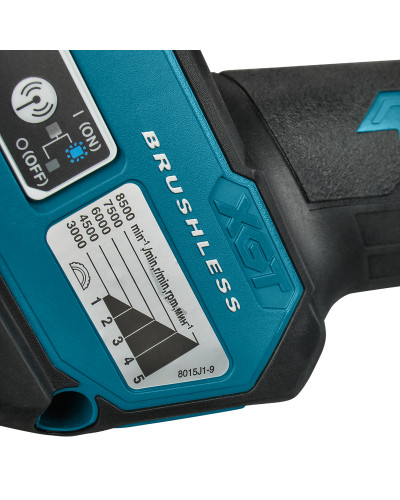 Акумуляторна кутова шліфувальна машина X-LOCK XGT 40 V MAX Makita GA041GM201  - фото 5