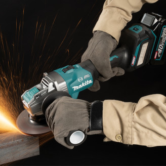 Акумуляторна кутова шліфувальна машина X-LOCK XGT 40 V MAX Makita GA041GZ (каркас)